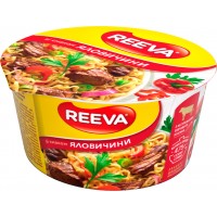 Лапша яичная быстрого приготовления Reeva со вкусом говядины, 75 г